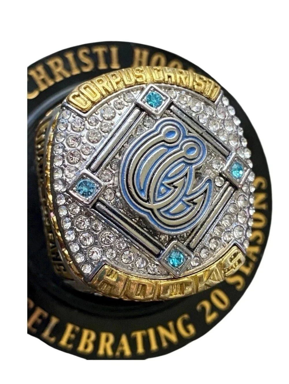 Corpus Christi Hooks 20th Season Anniversary Fan Ring SGA AA Astros Texas